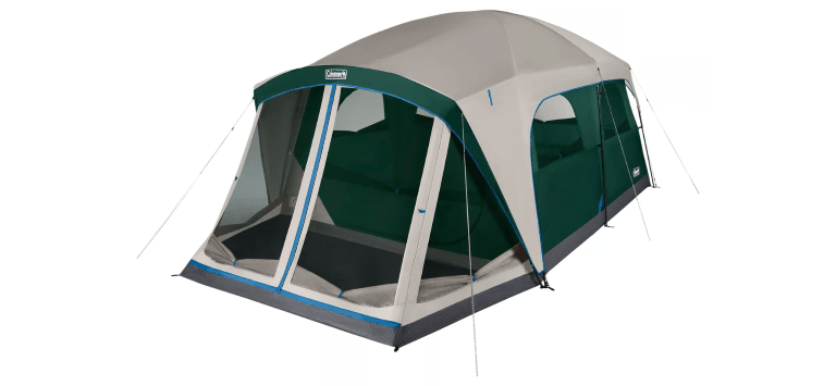 huge family camping tent coleman skylodge