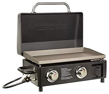 2 burner portable camp griddle grill