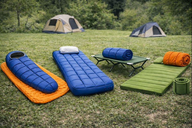 family tent camping sleeping systems