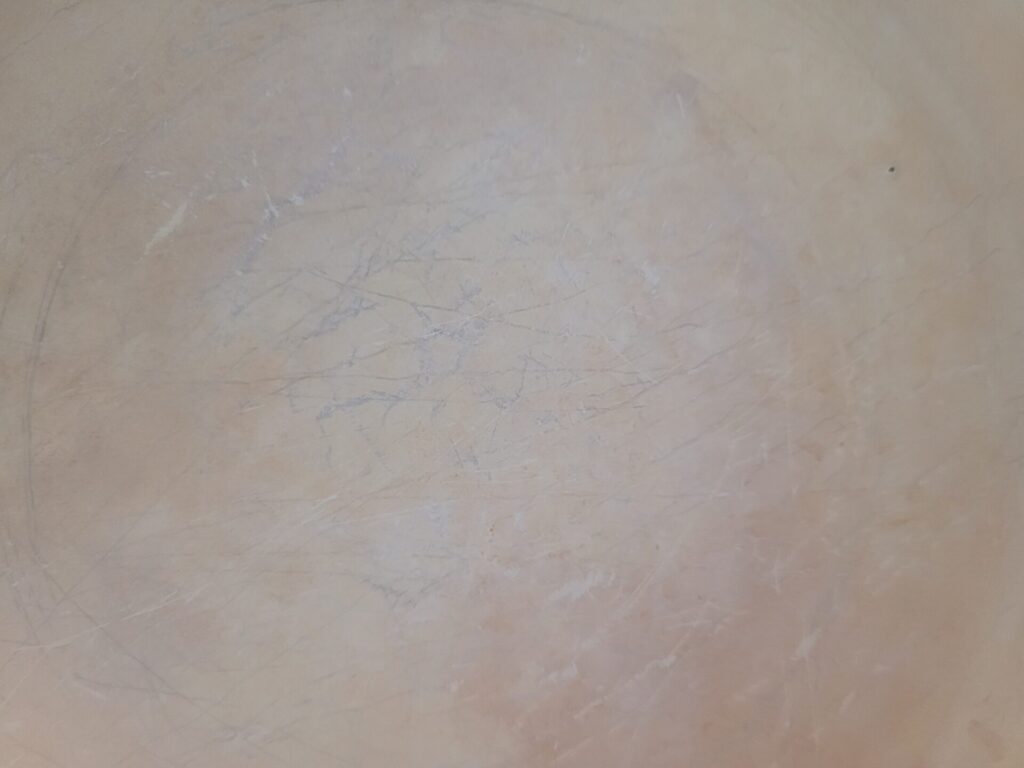 enamel Dutch oven cracks and scratches