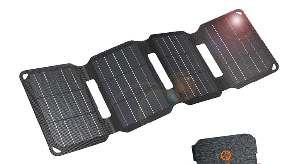 10 watt folding solar panel for camping